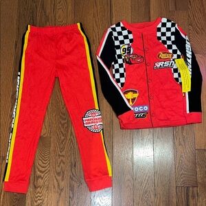 Disney Red Cars Pajama Set for Kids